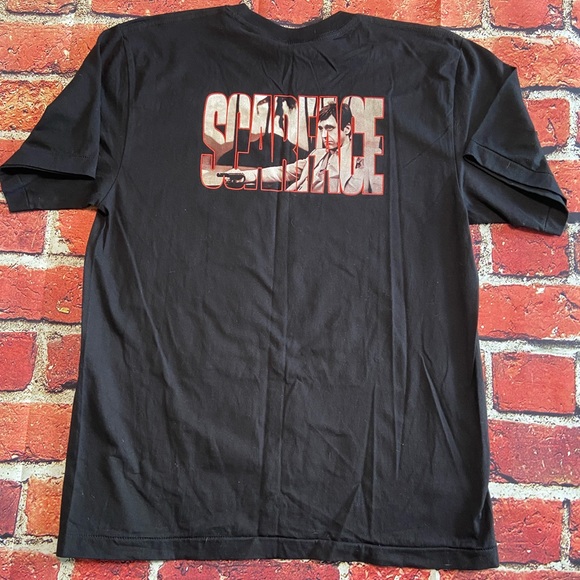 Vintage European Scarface T-shirt, size large - Picture 2 of 5